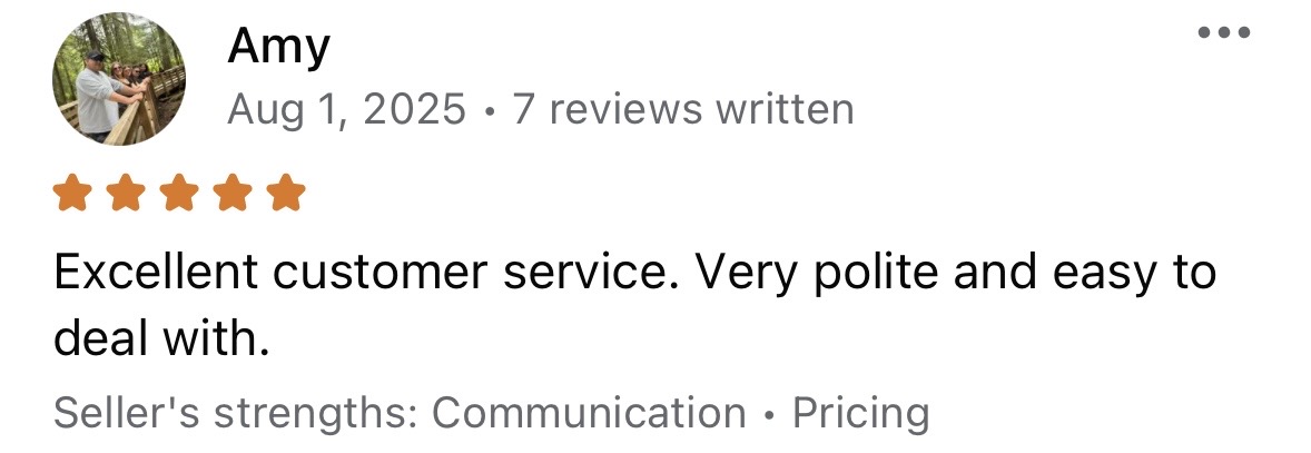 Facebook Marketplace customer review